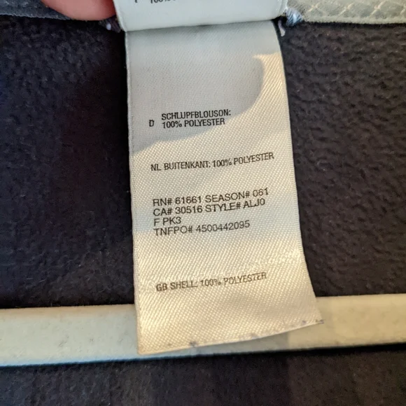 Vintage black TNF 1/4zip TKA100 fleece - Picture 7 of 7